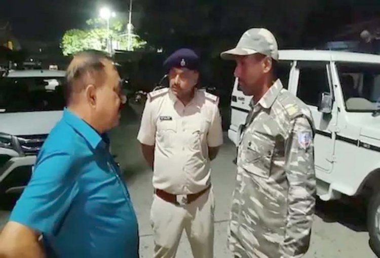 विधायक के घर के बाहर तेज धमाका 