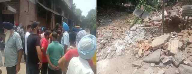 पंजाबः SGPC की कार्रवाई, पुरानी अकाली मार्केट पर चलाई डिच, दुकानदारों में रोष