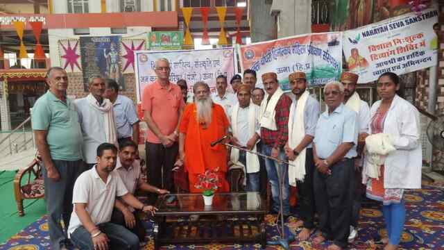 बाबा बाल जी आश्रम में कृत्रिम अंग लगाने के लिए हुआ शिविर का आयोजन