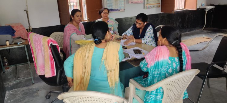 एसडीएम निधि पटेल ने किया पोलिंग बूथों का निरीक्षण
