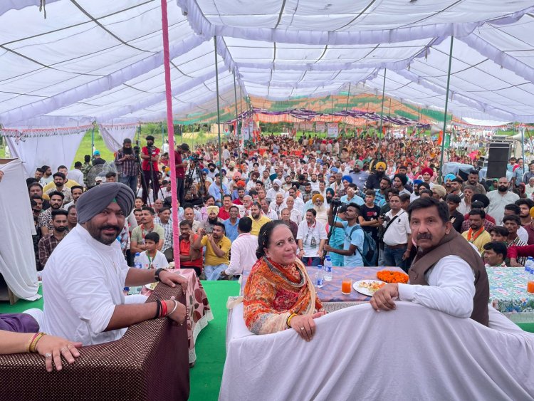 हरदीप बावा ने विशाल जनसभा करके किया शक्ति प्रदर्शन