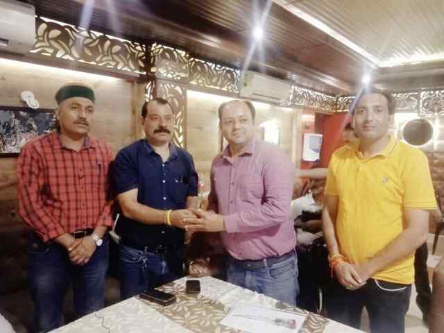 विकास शर्मा बने नेशनल यूनियन ऑफ जर्नलिस्ट्स (इंडिया) जिला सोलन के कार्यकारी अध्यक्ष