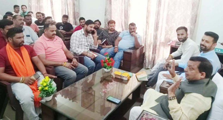 वीरेंद्र कंवर ने पीएम मोदी की 24 सितंबर को मंडी में होने वाली रैली पर की चर्चा