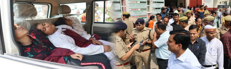 मीट फैक्ट्री में अमोनिया गैस लीक होने से मची अफरा तफरी, कई लोग बीमार