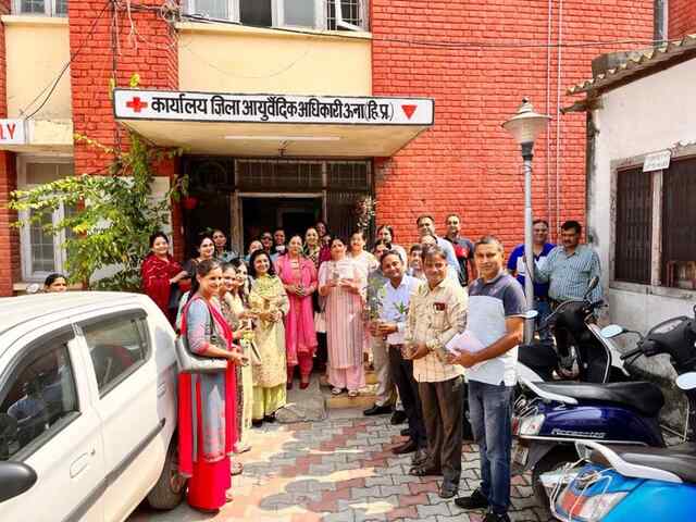 सेवा पखवाडे़ के तहत स्वच्छता एवं पौधारोपण कार्यक्रम आयोजित