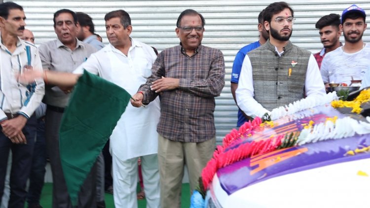 चैतन्य शर्मा ने ‘संजीवनी’ एंबुलेंस को दिखायी हरी झंडी, अब गगरेट में 24 घंटे सुविधा उपलब्ध