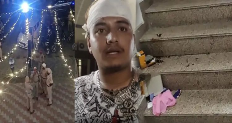 जालंधरः PPR माल में गुंडागर्दी, बदमाशों ने टैटू शॉप के मालिक पर मारी बोतलें, घायल