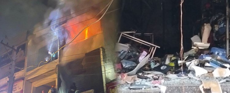 पंजाबः गारमेंट्स की दुकान में लगी आग, फर्नीचर व कपड़ा जलकर राख