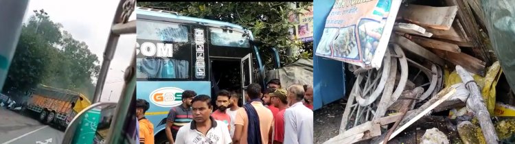 पंजाबः बस और ट्रक की भयानक टक्कर में एक की मौत, 5 घायल
