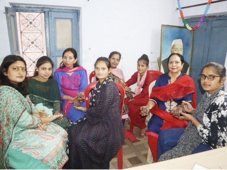 हिमोत्कर्ष महिला प्रशिक्षण संस्थान में करवाचौथ पर हुआ कार्यक्रम का आयोजन