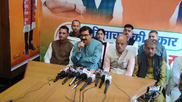 ‘प्रदेश विधानसभा चुनावों में आने वाली नहीं है कांग्रेस पार्टी, इसलिए हर मुद्दे पर कर रही झूठे वायदे’