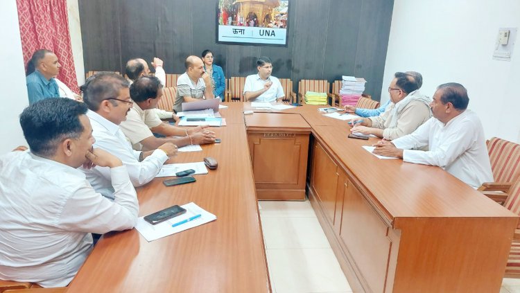 उपायुक्त ऊना ने की राजनैतिक दलों के साथ बैठक