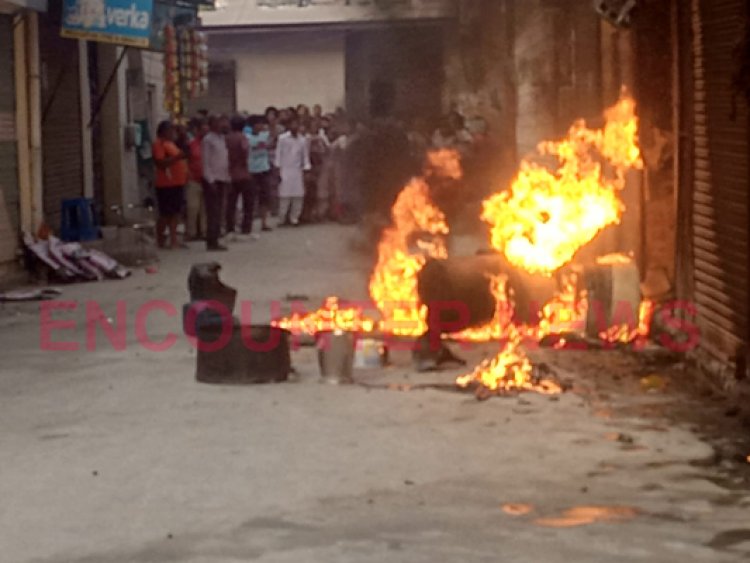 जालंधरः दुकान में रखे मिट्टी के तेल को आग लगने से मचा हड़कंप, इलाके में दहशत का माहौल, देखें तस्वीरें