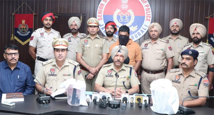 जालंधरः 2 किलो हेरोइन, एक पिस्तौल और 5 जिंदा रौंद सहित एक गिरफ्तार