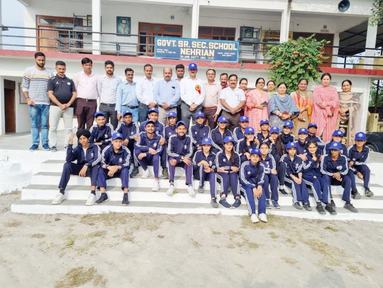 नेहरियां में चल रहे राष्ट्रीय सेवा योजना के सात दिवसीय विशेष शिवर का हुआ समापन