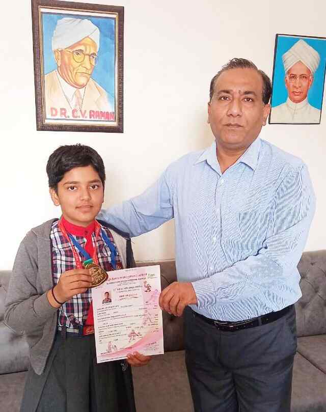 केवी सलोह की अर्षिता ने जूडो प्रतियोगिता में जीता स्वर्ण पदक