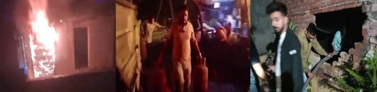 पंजाबः सब्जी मंडी सहित कई जगह लगी आग, 3 खोखे जलकर राख
