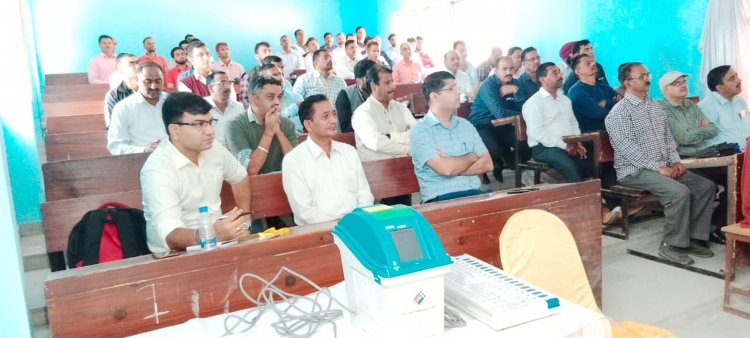 विधानसभा क्षेत्र कुटलैहड़ तथा चिंतपूर्णी में चुनाव डियूटी से जुड़े 1215 कर्मचारियों को करवाया गया प्रथम पूर्वाभ्यास 