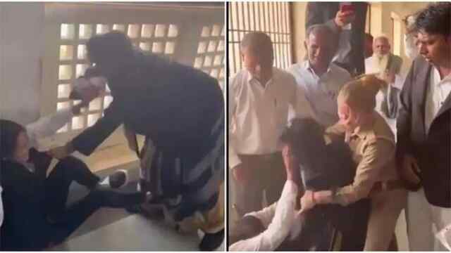 कोर्ट परिसर में आपस में भिड़ीं महिला वकील, मारपीट का वीडियो वायरल