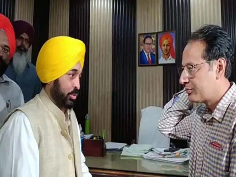 पंजाबः CM मान ने की तहसील के अंदर बने दफ्तर में चैकिंग, देखें वीडियो