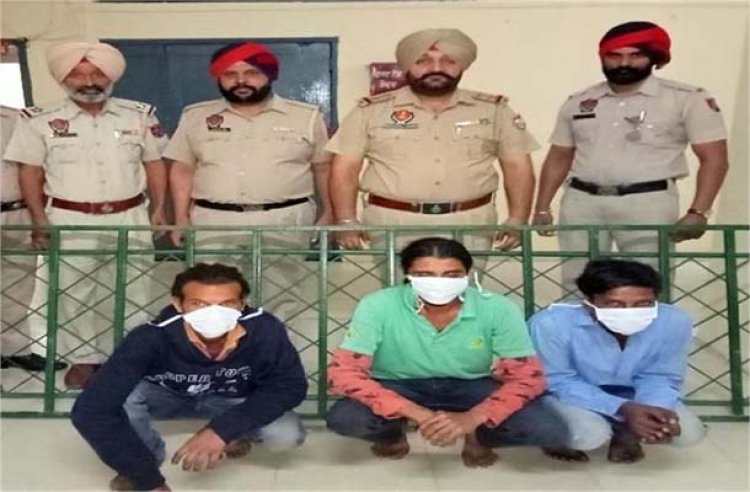 जालंधरः चोरी की वारदातों को अंजाम देने वाले गिरोह के 3 सदस्य काबू..