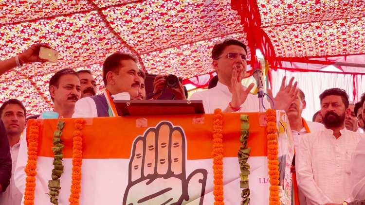डूबती भाजपा को बचाने के लिए आ रहे केंद्रीय मंत्री- पायलट