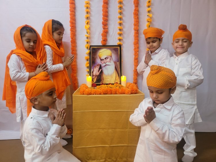 इनोसेंट हार्ट्स स्कूल में बड़े उत्साह से मनाया श्री गुरु नानक देव जी प्रकाश-पर्व