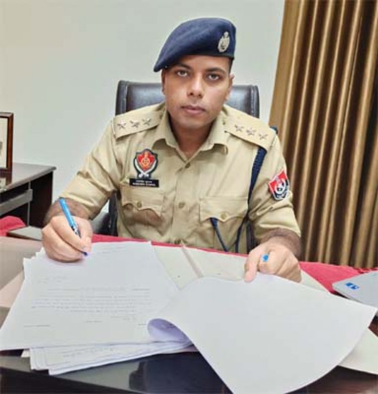 जालंधरः 2019 बैच के IPS रणधीर कुमार ने संभाला ASP का चार्ज 