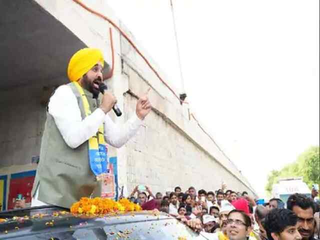 सीएम भगवंत मान के भारी विरोध के चलते रोड शो हुआ रद्द