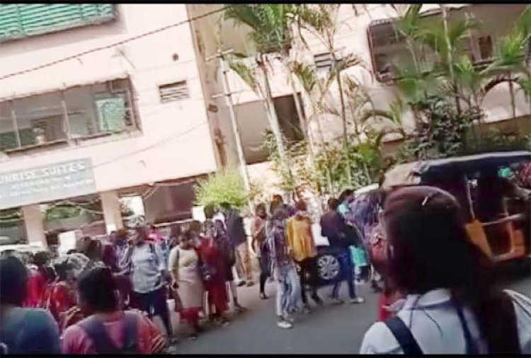 कॉलेज लैब में गैस रिसाव से 25 छात्र हुए बीमार