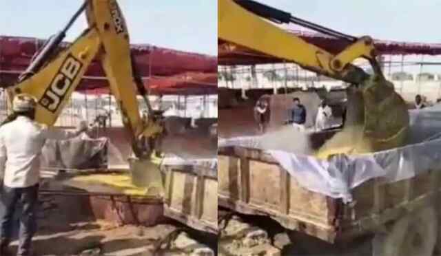 इतना बड़ा भंडारा कि दांतों तले उंगली दबा लेंगे, बना रहा JCB-मिक्सर में खाना