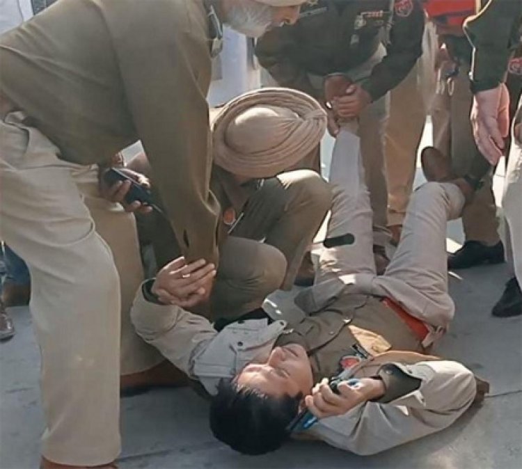 पंजाबः विरोध करने पर किसानों ने एसएचओ पर चढ़ाई गाड़ी, माहौल तनावपूर्ण, भारी पुलिस बल तैनात
