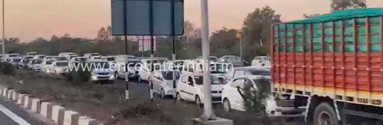 सावधान! जालंधर के इस हाईवे पर लगा 5 किलोमीटर लंबा जाम