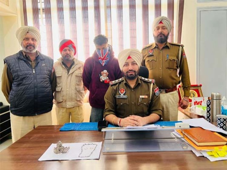 जांलधरः मंदिर में मूर्तियों से चांदी के आभूषण चुराने वाला आरोपी गिरफ्तार