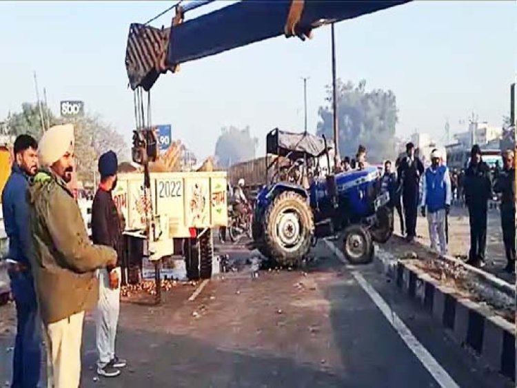 पंजाबः ट्रक और ट्रैक्टर-ट्रॉली की भयानक टक्कर में ड्राइवर की मौत