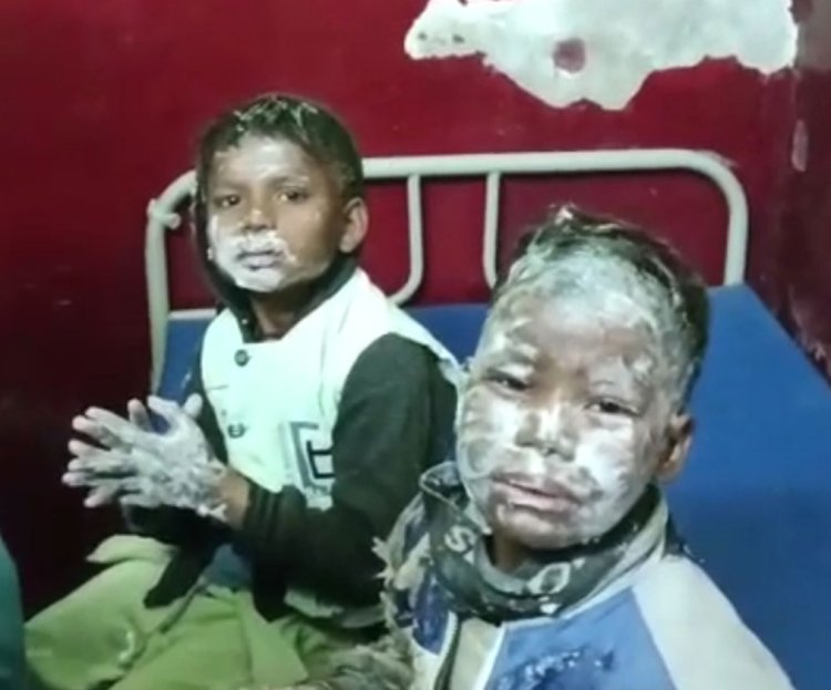 गैस लीकेज की वजह से लगी आग, 22 लोग झूलसे