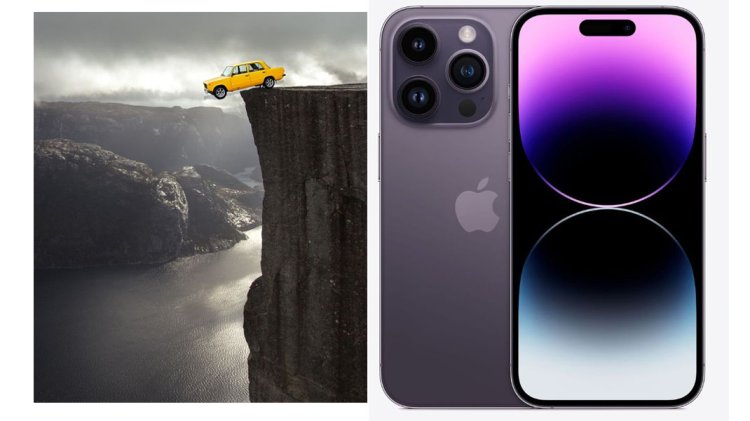 300 फीट गहरी खाई में फंसी कार में सवार लोगों की iPhone 14 ने बचाई जान