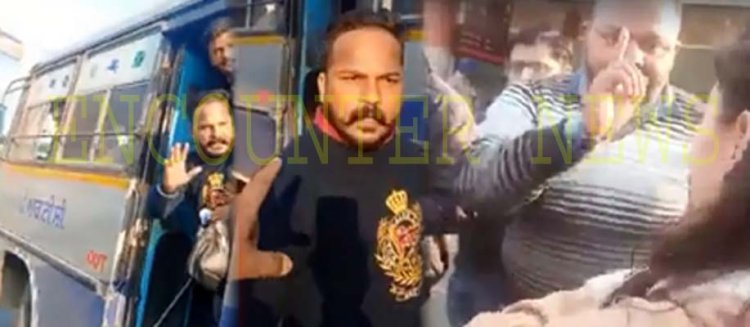पंजाबः PRTC के बस कंडक्टर की गुंडागर्दी, व्यक्ति को जड़ा थप्पड़, देखें वीडियो