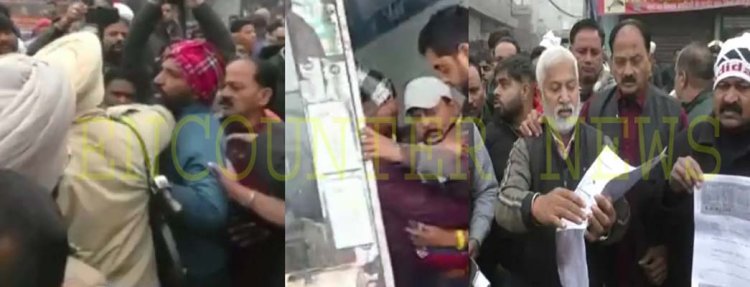 पंजाबः शिवपुरी में दुकानें तोड़ने पहुंची निगम टीम से भिड़े दुकानदार, एक को आया हार्टअटैक 