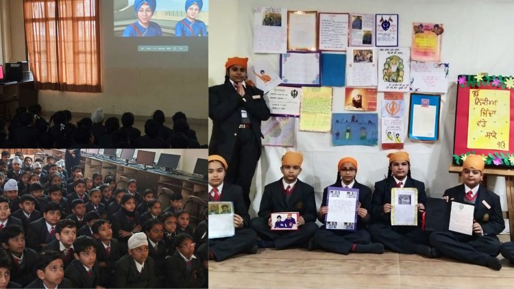 इनोसेंट हार्ट्स स्कूल में ‘वीर बाल दिवस’ पर करवाई गई गतिविधियों द्वारा चार साहिबजादों के बलिदान को किया सच्चा नमन