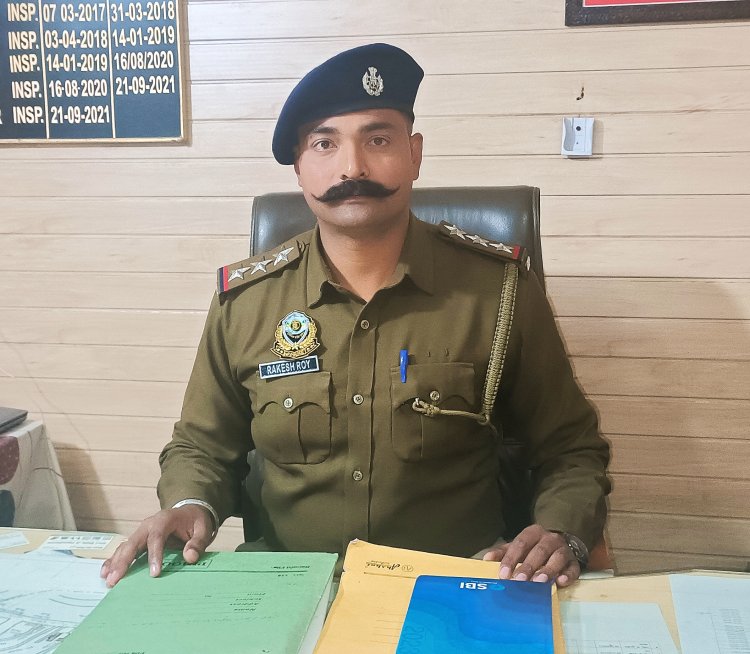 एसएचओ राकेश रॉय ने संभाला बद्दी पुलिस थाना प्रभारी का कार्यभार