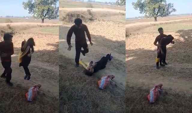 प्रेमी ने प्रेमिका को बेरहमी से पीटा, वीडियो हुई वायरल….