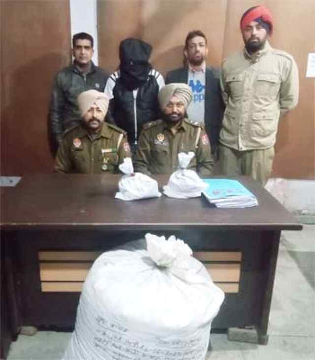 जालंधरः 40 किलो चूरा पोस्त सहित एक गिरफ्तार