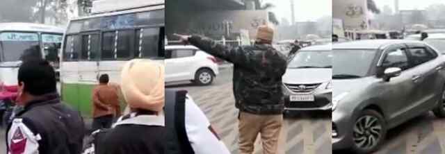 पंजाबः ट्रक यूनियन ने इस नेशनल हाईवे पर लगाया धरना