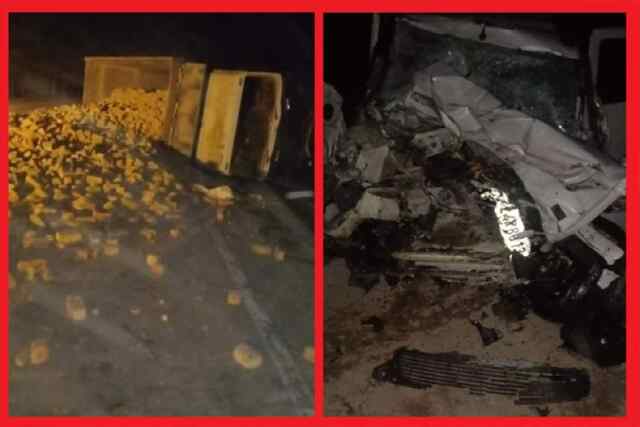 कार और ट्रक की जबरदस्त भिड़ंत, 5 युवकों की दर्दनाक मौत