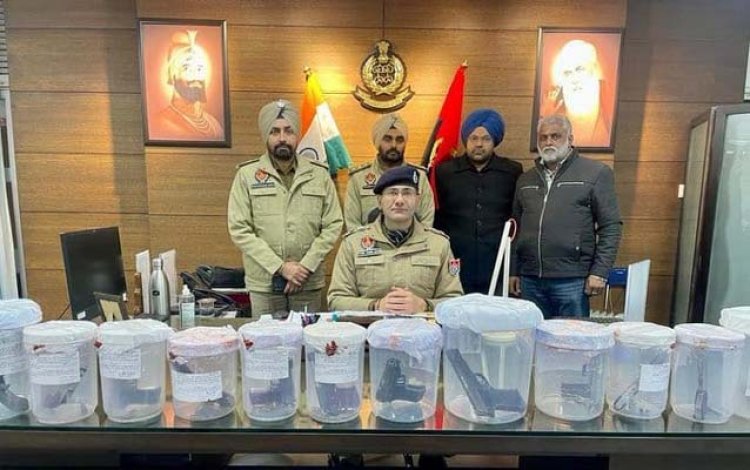 पंजाबः गैंगस्टर की बड़ी साजिश नाकाम, हथियारों सहित 6 सदस्य गिरफ्तार