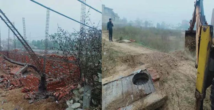 जालंधरः नगर निगम की अवैध कॉलोनी पर चलाई मशीन, सड़कें और सीवरेज-वाटर सप्लाई तोड़ी, देखें वीडियो
