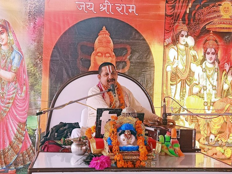 दूसरे दिन श्रीमद् भागवत कथा का हुआ भव्य आयोजन
