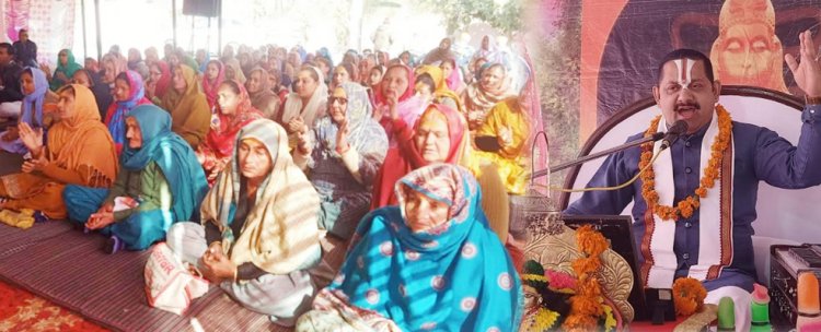 भगवान प्रेम के भूखे हैं, वासनाओं का त्याग कर प्रभु से मिलन संभव है :आचार्य शिव शास्त्री