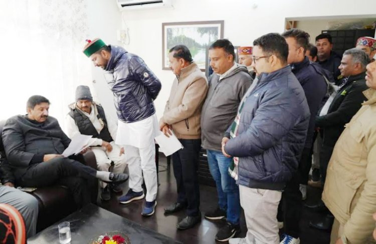 हरोली विधानसभा क्षेत्र के प्रतिनिधिमंडल ने उप-मुख्यमंत्री से भेंट की